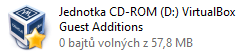 VirtualBox Guest Additions v Průzk. Souborů
